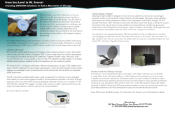 From Sea Level to Mt. Everest