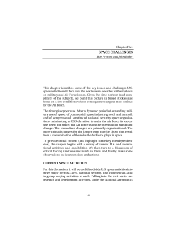 space challenges - RAND Corporation