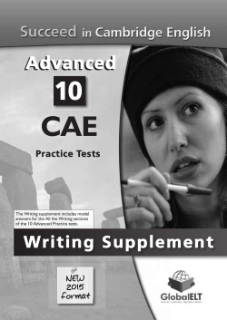CAE-WRITING - 2015 - ALL-TASKS
