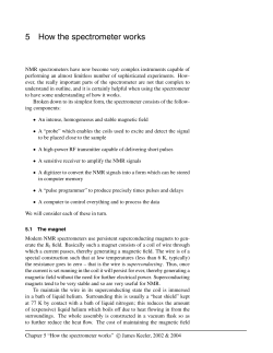 5 How the spectrometer works