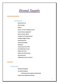 Dental Supply - Afton Pharma