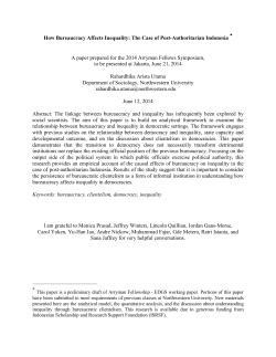 How Bureaucracy Affects Inequality