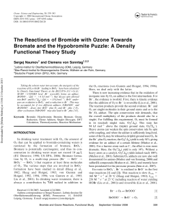 Bromide with Ozone