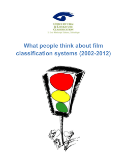 What people think about film classification systems