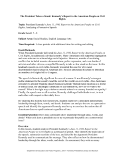 The President Takes a Stand - The Struggle for Civil Rights