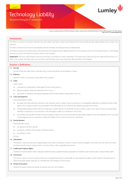 policy wording
