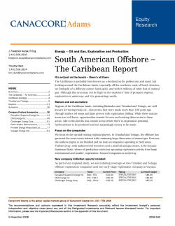 South American Offshore &ndash; The Caribbean Report
