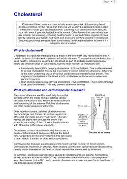 High Cholesterol