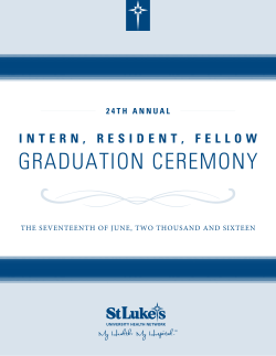 graduation ceremony