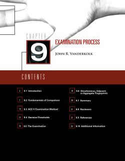 Chapter 9: Examination Process - Crime Scene Investigator Network