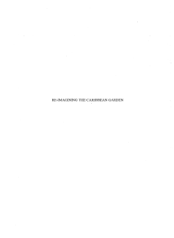 Re-imagining the Caribbean garden in Jamaica Kincaid`s My