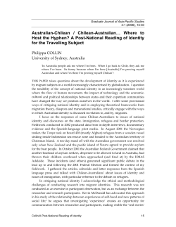 Australian-Chilean / Chilean-Australian&hellip; Where to Host the Hyphen