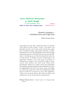 Socio-Political Movements in North Bengal