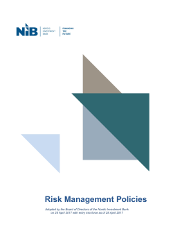 Risk Management Policies