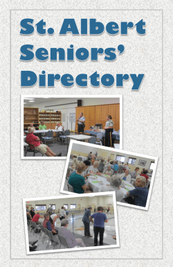 St. Albert Seniors Directory