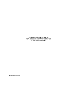 Plain Language Guide - State of New Jersey