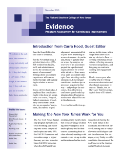 November 2013 - Stockton University