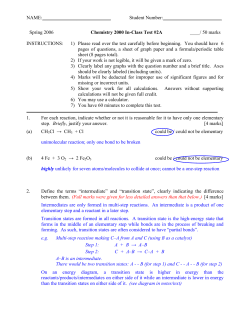 Test #2A - U of L Class Index