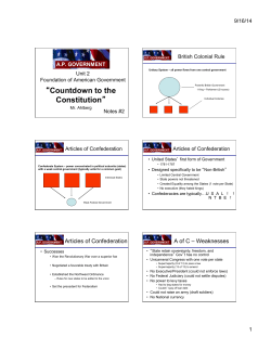 Unit 2-Notes #2 (Constitution Convention)