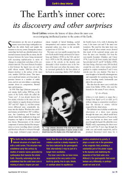 The Earth`s inner core: