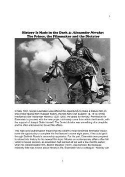 History Is Made in the Dark 4: Alexander Nevsky: The Prince, the
