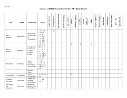 Grade 7 Lessons - Texas Education Agency Lighthouse Initiative