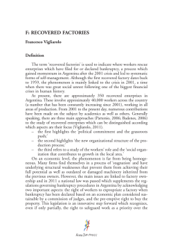 f: recovered factories - home roma tre