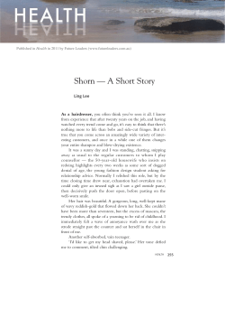 Shorn &mdash; A Short Story