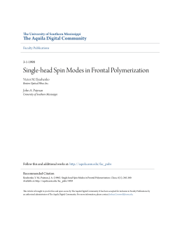 Single-head Spin Modes in Frontal Polymerization