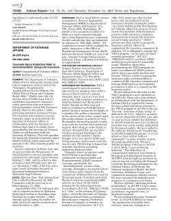 Federal Register/Vol. 70, No. 245/Thursday, December 22