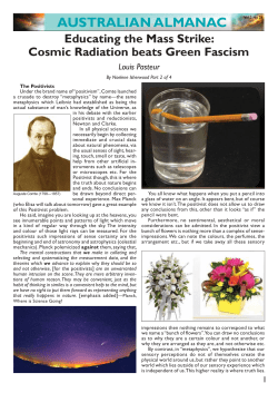 Cosmic Radiation beats Green Fascism Louis Pasteur (Part 2 of 4)