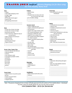 Trader Joe`s - Joy In Our Journey