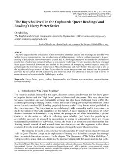 Full Text PDF - The Rupkatha Journal on Interdisciplinary Studies in