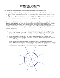 GEOMETER`S SKETCHPAD