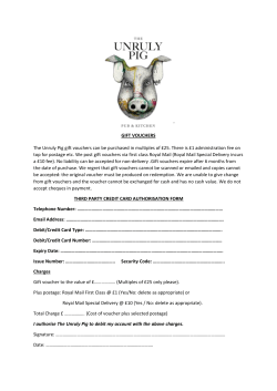 to Voucher Order Form