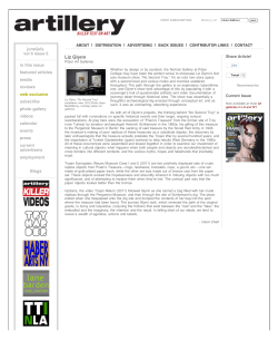 Liz Glynn - Pitzer College