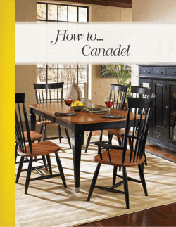 How to... Canadel - Wayside Furniture