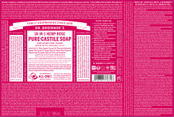 Label - Dr. Bronner`s