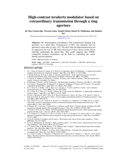 High-contrast terahertz modulator based on