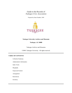 TCA final - Tuskegee University Archives Repository