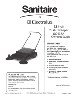 32 Inch Push Sweeper SC435A