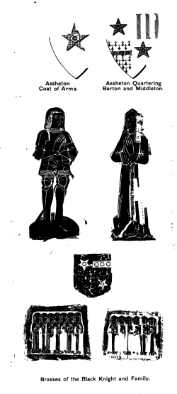 Assheton Coat of Arms. Assheton Quartering Barton and Middleton