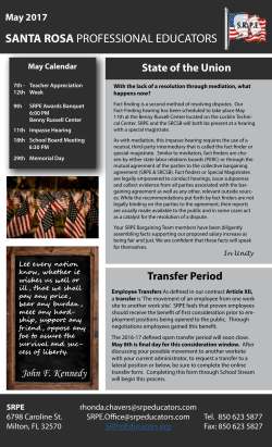 SRPE - Santa Rosa Professional Educators