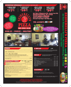 ZEIDERELLI`S PIZZA ZEIDERELLI`S PIZZA