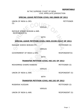 Judgment - Supreme Court of India