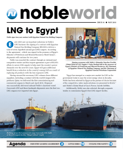 LNG to Egypt - Noble Group