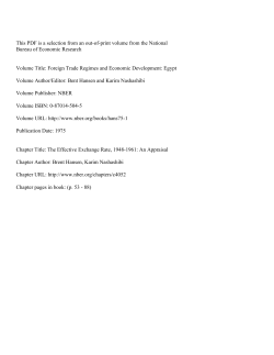 The Effective Exchange Rate, 1948