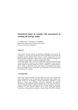 Seismic Risk Formulation of Atmospheric Steel Tanks in Oil Storage