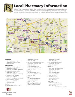 Local Pharmacy Information