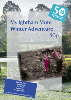 My Ightham Mote Winter Adventure 50p